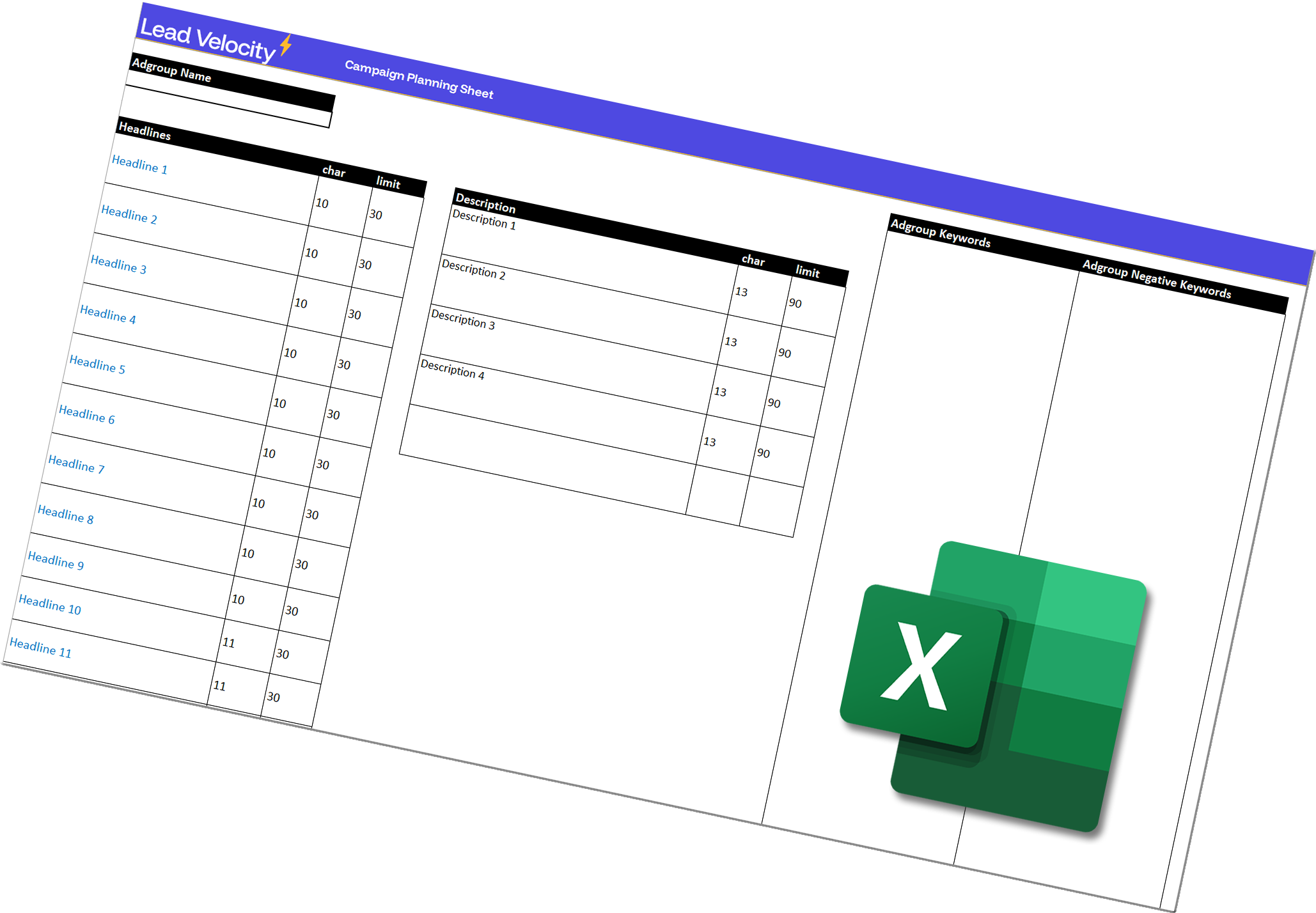 google ppc spreadsheet template.fw