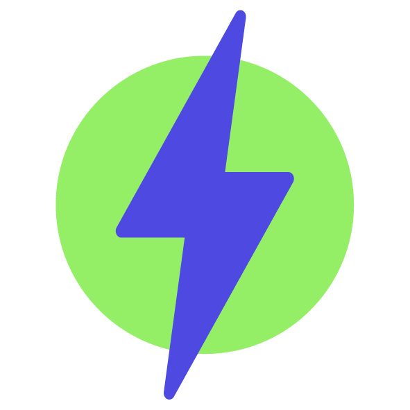 Bolt button_green-blue